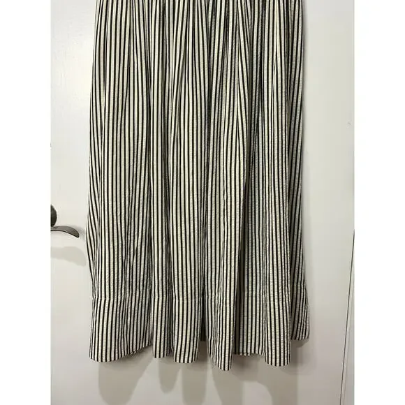 Brave + True Daphne Striped Sleeveless Crew Neck Maxi Dress Black Size XL NWOT - Picture 15 of 16